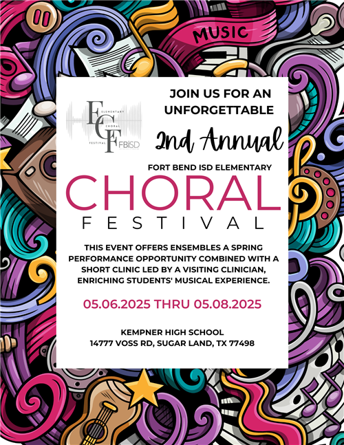 Elementary Choral Festival flyer
